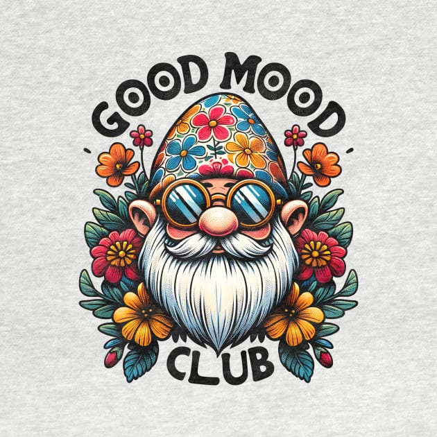 Good Mood Club Cute Gnome by Nessanya